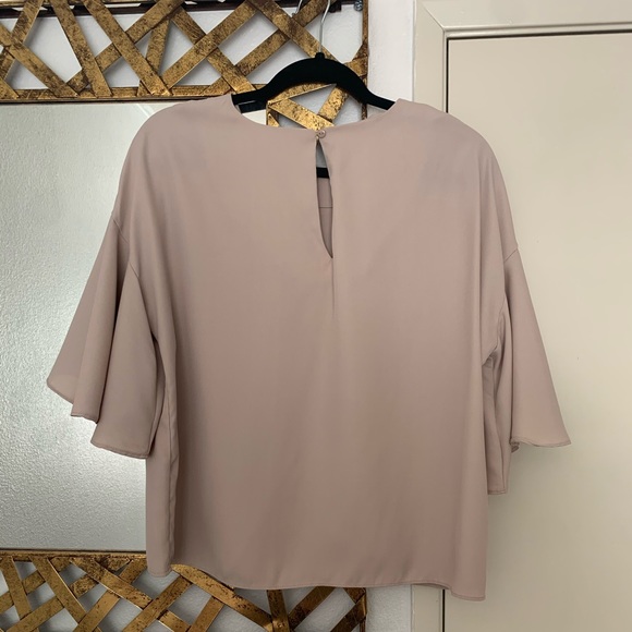 Nude/blush blouse - Picture 3 of 3